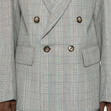 Blazer doppiopetto in grigio Victoria beckham - donna 