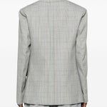 Blazer doppiopetto in grigio Victoria beckham - donna 