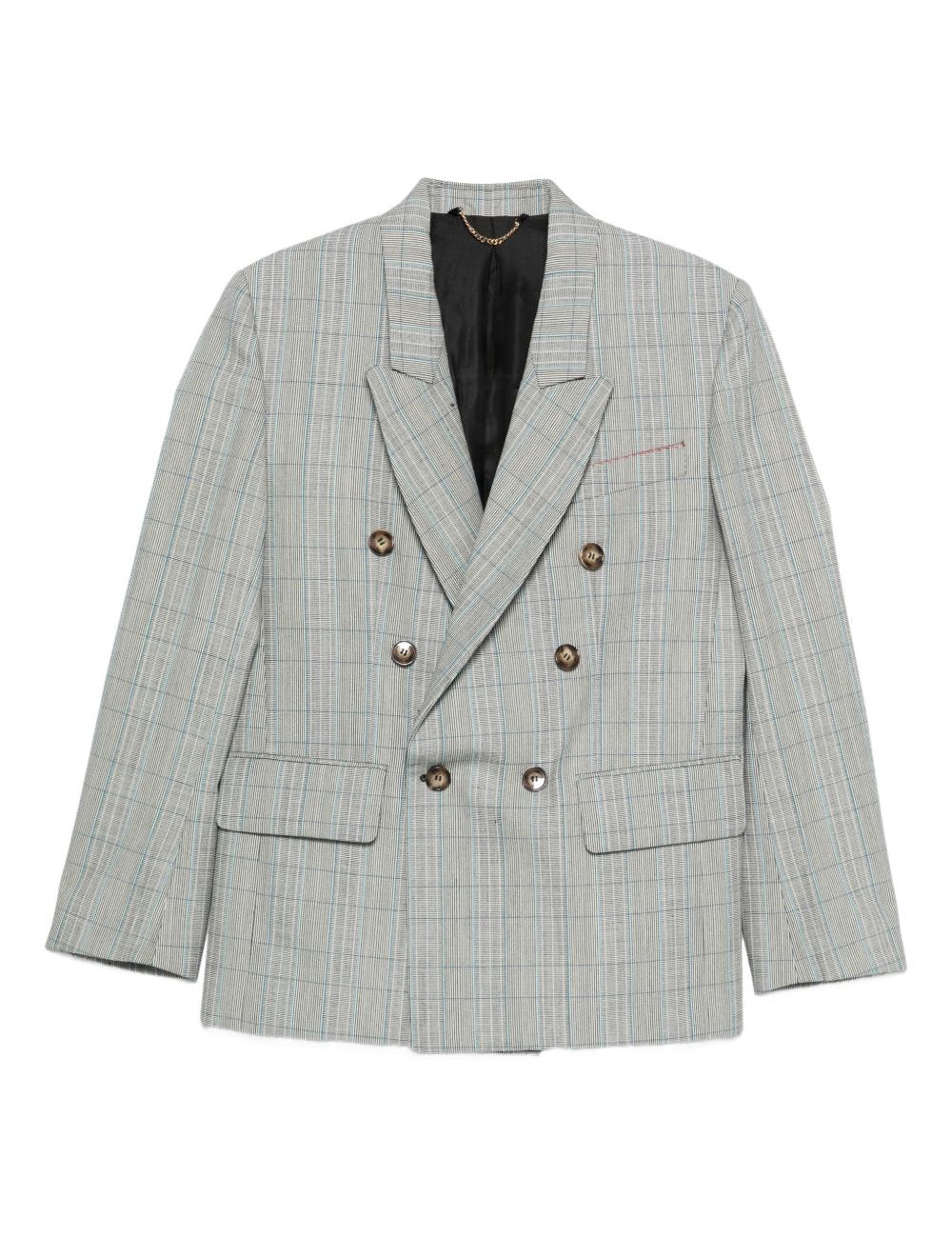 Blazer doppiopetto in grigio Victoria beckham - donna 
