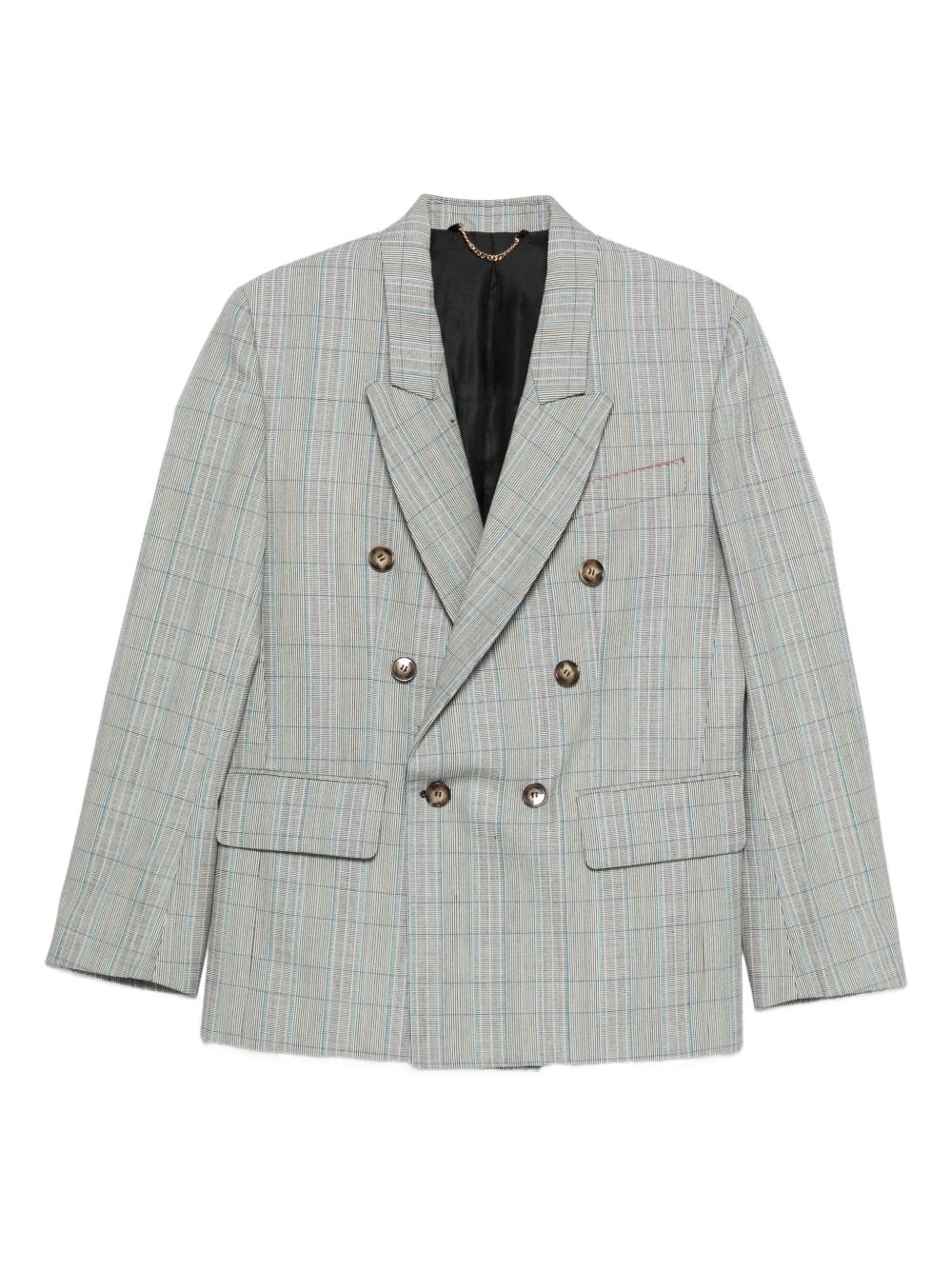 Blazer doppiopetto in grigio Victoria beckham - donna 