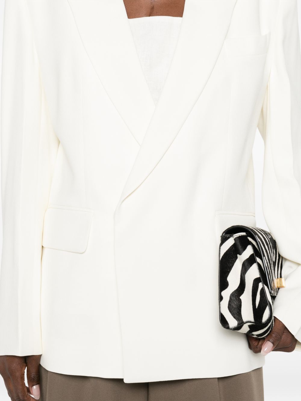 Blazer doppiopetto in bianco Victoria beckham - donna 