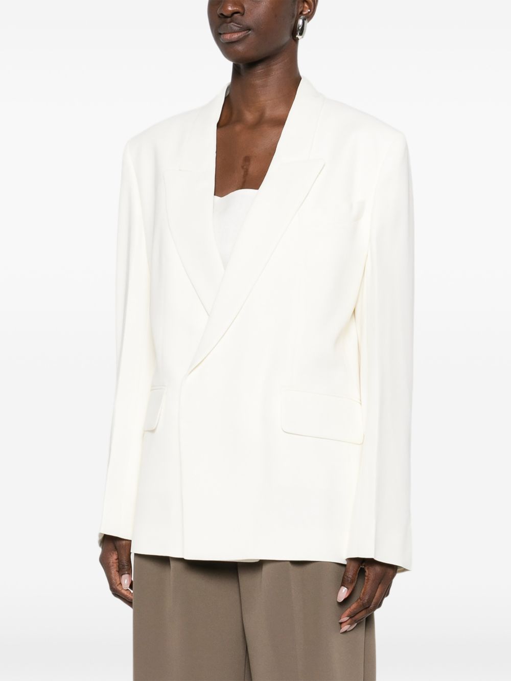 Blazer doppiopetto in bianco Victoria beckham - donna 