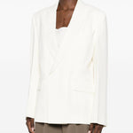 Blazer doppiopetto in bianco Victoria beckham - donna 