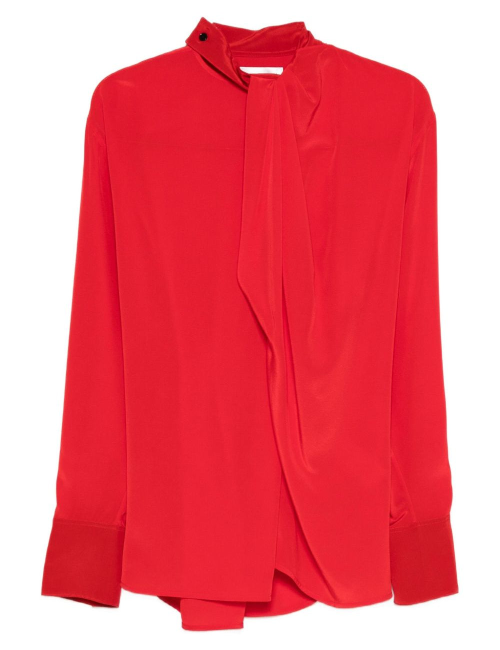 Camicia con collo lavallière in rosso Victoria Beckham - donna 