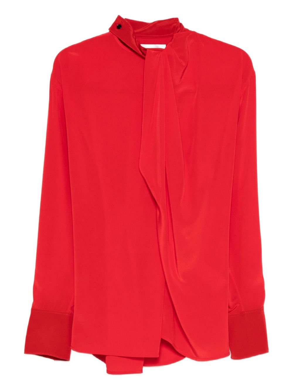 Camicia con collo lavallière in rosso Victoria Beckham - donna 