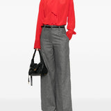 Camicia con collo lavallière in rosso Victoria Beckham - donna 
