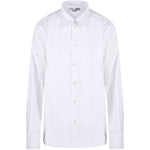 Camicia con collo plisse in bianco Victoria Beckham - donna 