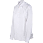 Camicia con collo plisse in bianco Victoria Beckham - donna 