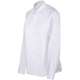 Camicia con collo plisse in bianco Victoria Beckham - donna 