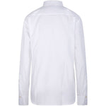 Camicia con collo plisse in bianco Victoria Beckham - donna 