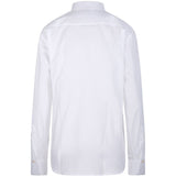 Camicia con collo plisse in bianco Victoria Beckham - donna 