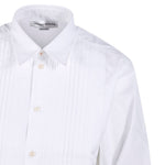 Camicia con collo plisse in bianco Victoria Beckham - donna 
