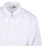 Camicia con collo plisse in bianco Victoria Beckham - donna 