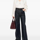 Blusa con dettaglio polsino in bianco Victoria beckham - donna 