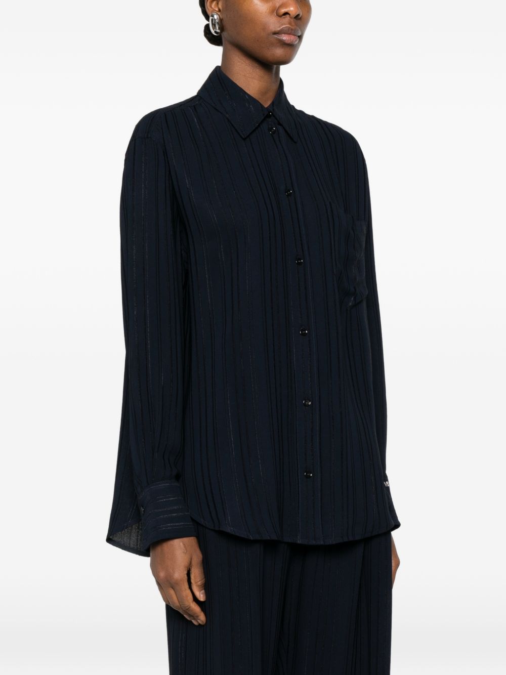 Camicia pigiama in blu victoria beckham - donna 
