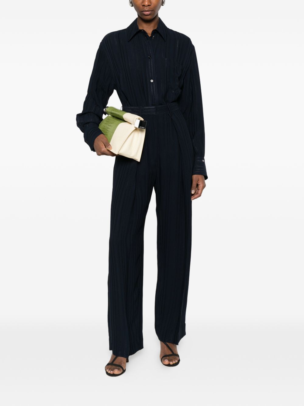 Camicia pigiama in blu victoria beckham - donna 