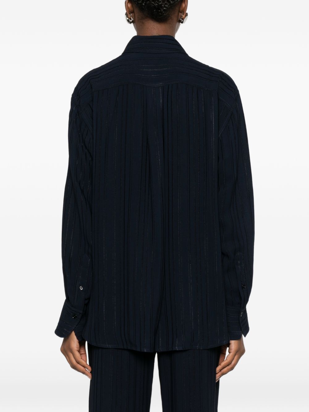 Camicia pigiama in blu victoria beckham - donna 