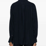 Camicia pigiama in blu victoria beckham - donna 