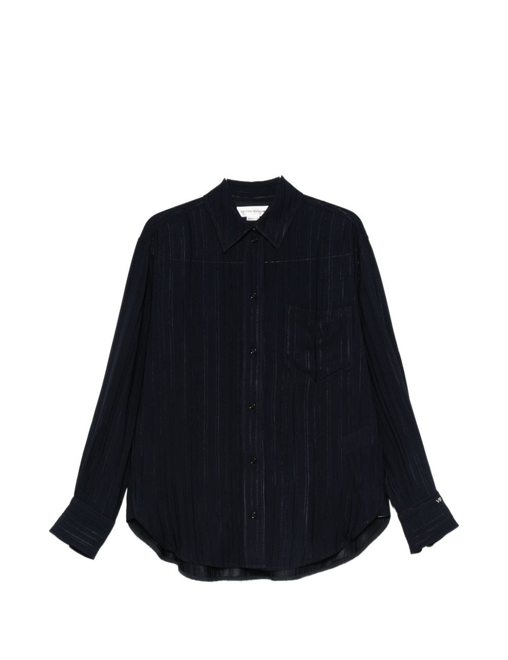 Camicia pigiama in blu victoria beckham - donna 
