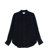 Camicia pigiama in blu victoria beckham - donna 
