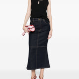 Canotta con apertura in nero Victoria beckham - donna 
