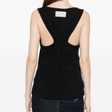 Canotta con apertura in nero Victoria beckham - donna 