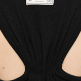 Canotta con apertura in nero Victoria beckham - donna 