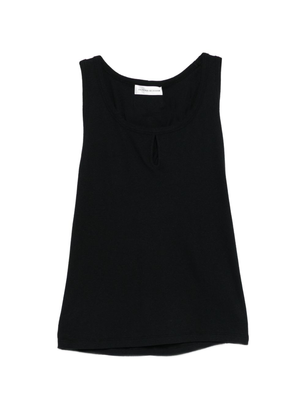 Canotta con apertura in nero Victoria beckham - donna 