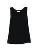 Canotta con apertura in nero Victoria beckham - donna
