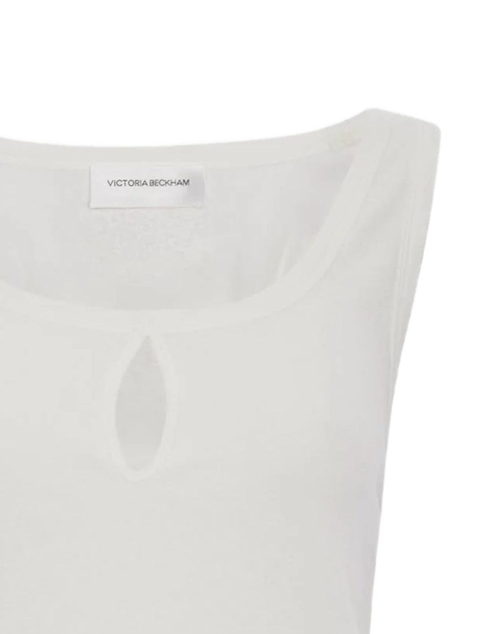 Canotta con dettagli in rosa Victoria beckham - donna 