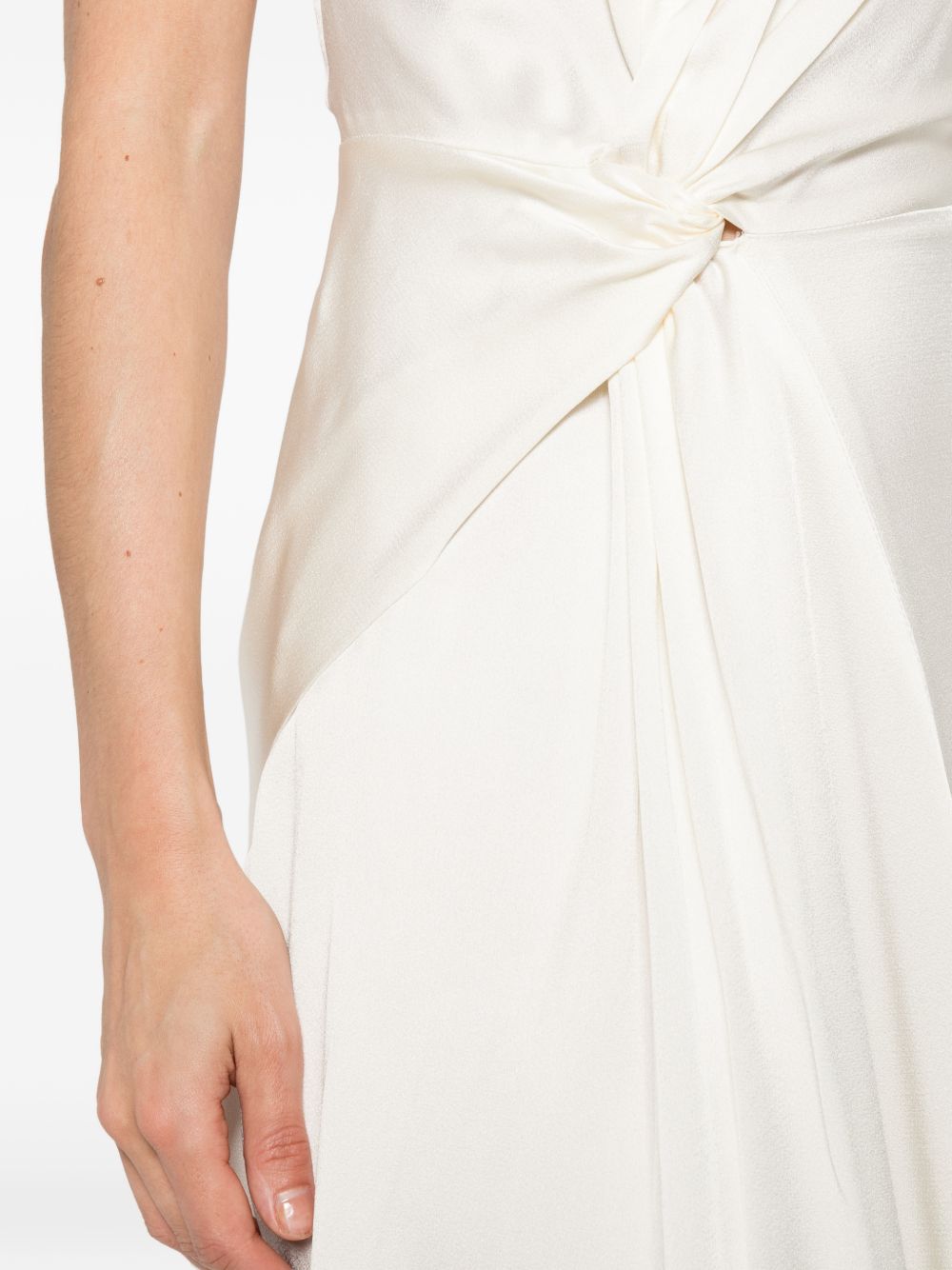 Abito Aria con nodo in bianco Victoria beckham - donna 