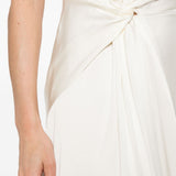 Abito Aria con nodo in bianco Victoria beckham - donna 