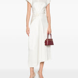 Abito Aria con nodo in bianco Victoria beckham - donna 