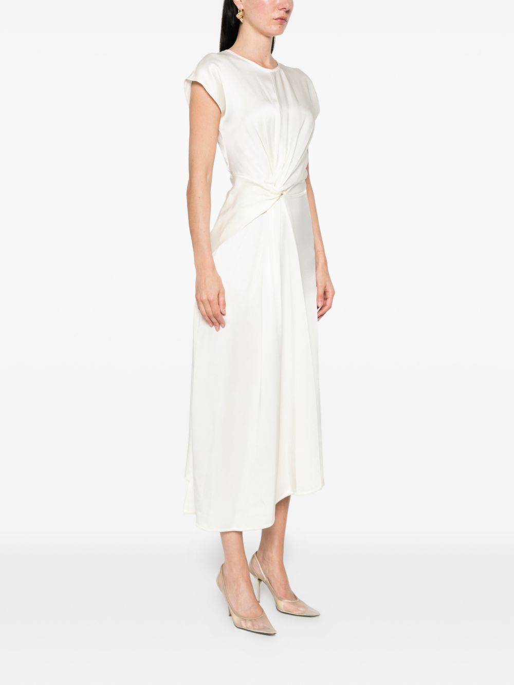 Abito Aria con nodo in bianco Victoria beckham - donna 