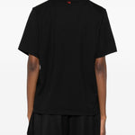 T-shirt in cotone in nero Victoria beckham - donna 
