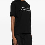 T-shirt in cotone in nero Victoria beckham - donna 