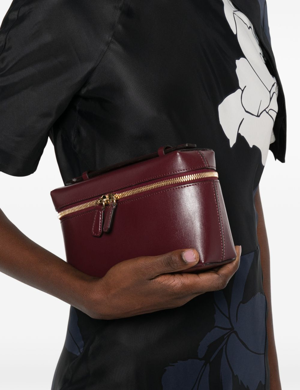 Borsa a mano Vanity in bordeaux Victoria Beckham - donna 