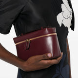 Borsa a mano Vanity in bordeaux Victoria Beckham - donna 