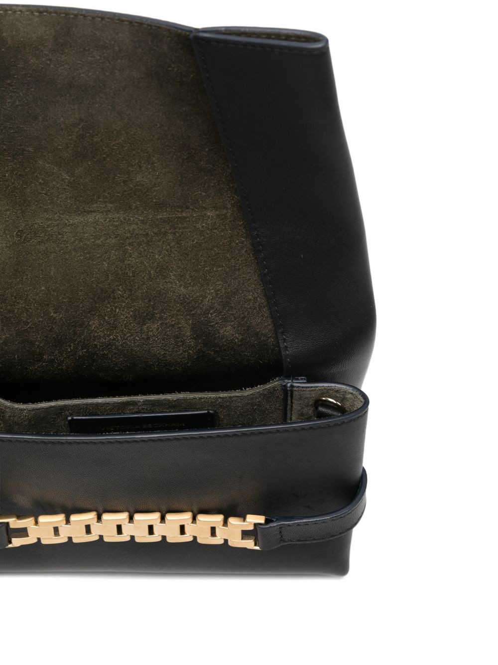 Borsa clutch con catena in mini nero Victoria Beckham - donna 