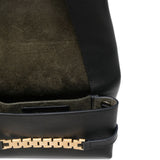 Borsa clutch con catena in mini nero Victoria Beckham - donna 