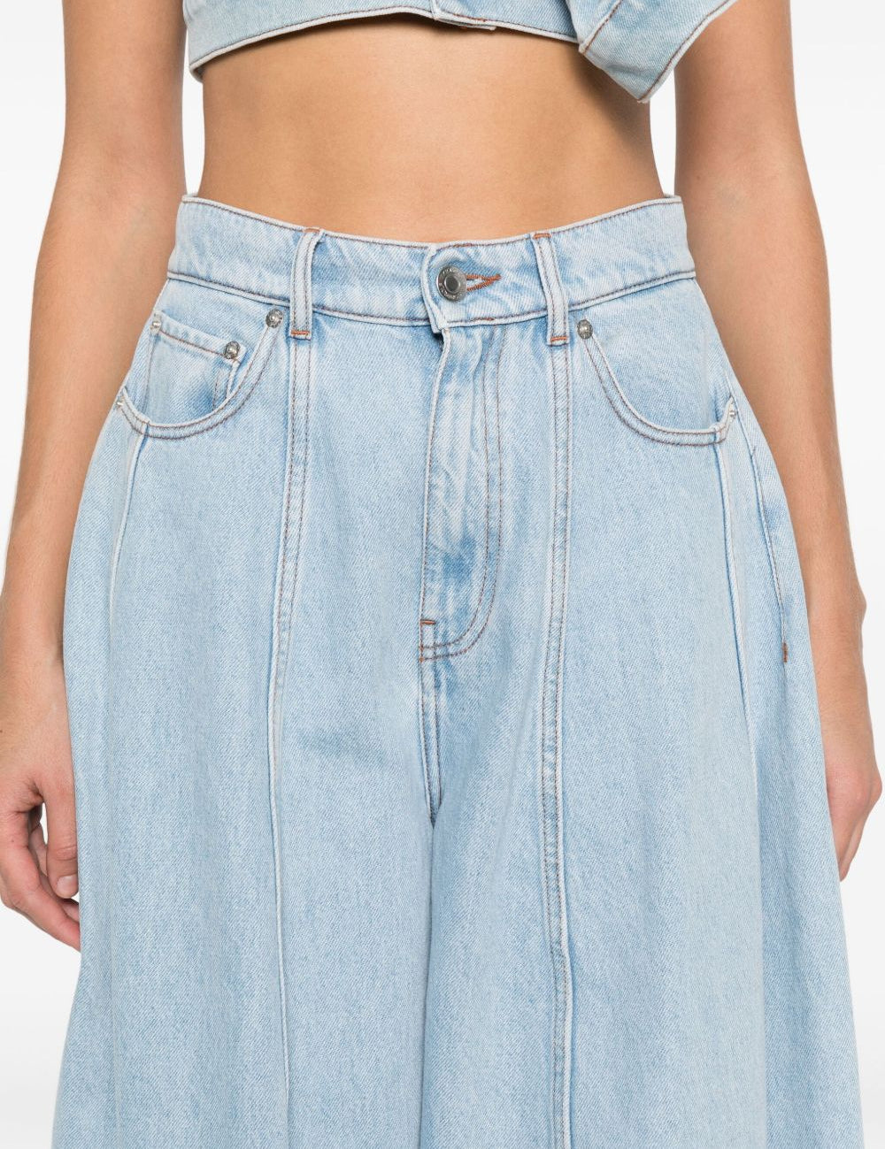 Jeans balloon in azzurro chiaro viktor&rolf - donna 
