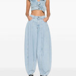 Jeans balloon in azzurro chiaro viktor&rolf - donna 