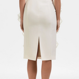 Gonna midi con volant in beige Viktor&rolf - donna 