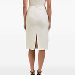 Gonna midi con volant in beige Viktor&rolf - donna 