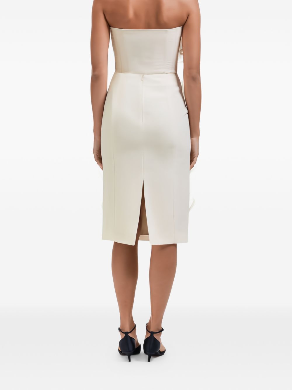 Gonna midi con volant in beige Viktor&rolf - donna 