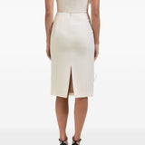 Gonna midi con volant in beige Viktor&rolf - donna 