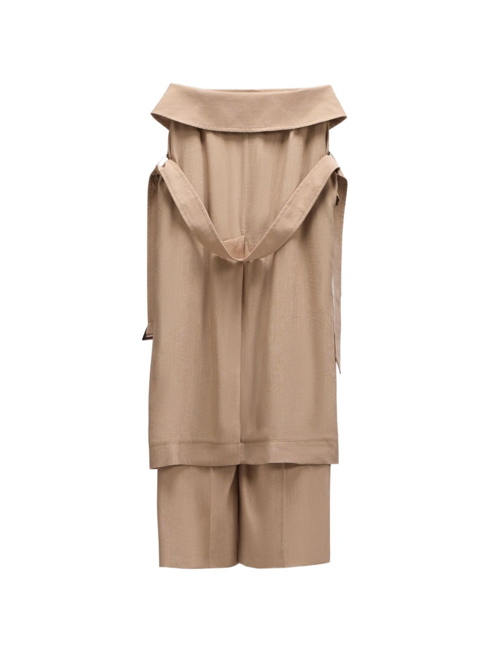 Pantaloni effetto trench in beige Viktor&rolf - donna 