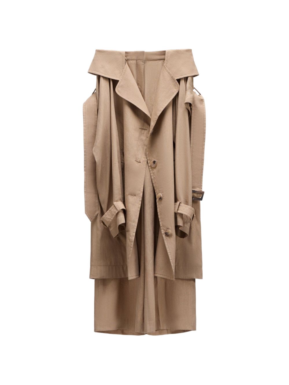 Pantaloni effetto trench in beige Viktor&rolf - donna 