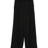 Pantaloni con pieghe a vita alta in nero Viktor&rolf - donna 
