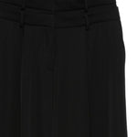 Pantaloni con pieghe a vita alta in nero Viktor&rolf - donna 